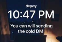 Lead Generation Best Practices for Beginners Late-night defeat: messy desk, glowing monitor, scattered notes, 10:47 PM clock.