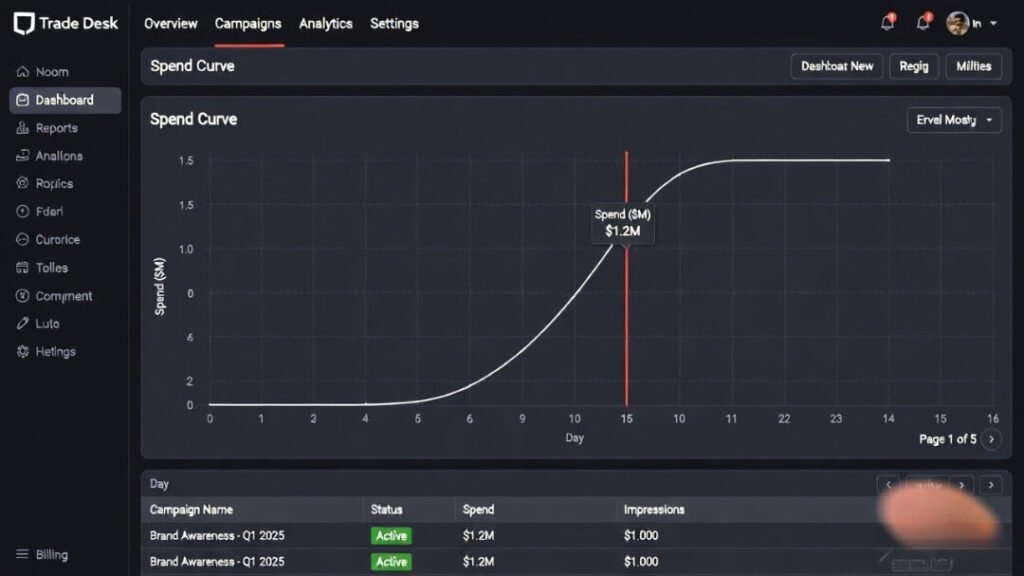 Stressed worker refreshing reports on messy desk surrounded by coffee, notes, and crumpled paper balls.