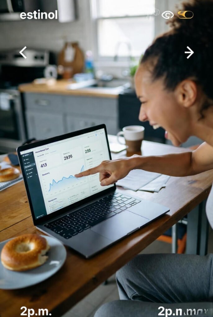Sweatpants meltdown at kitchen table, yelling at high abandoned carts