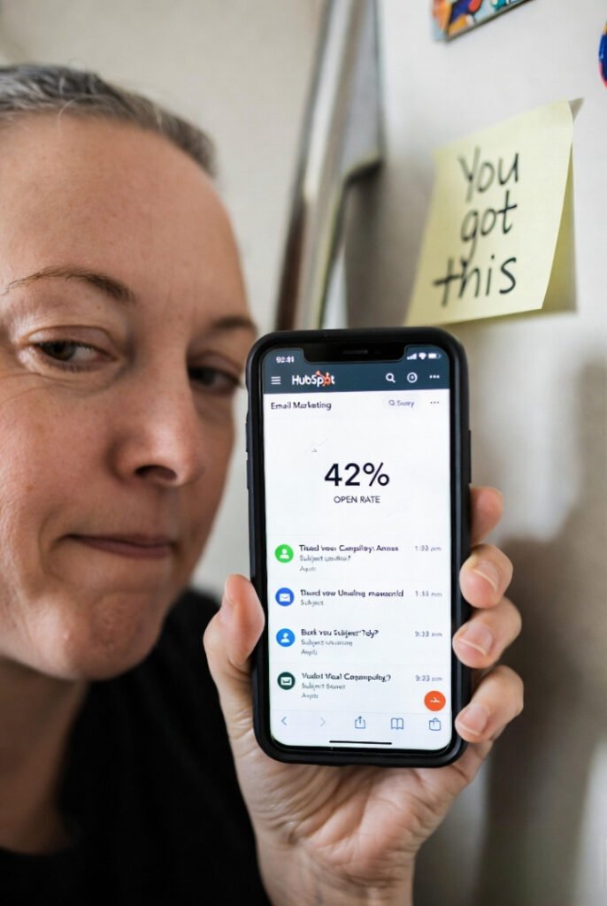 Overloaded browser with 17 tabs open — analytics, email, tag manager, design, and exploding Slack notifications.